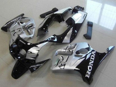 Silver Glossy Black 1988-1989 Honda CBR250RR MC19 Motorcycle Fairings
