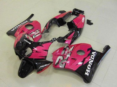 Pink Glossy Black 1990-1998 Honda CBR250RR MC22 Motorcycle Fairings