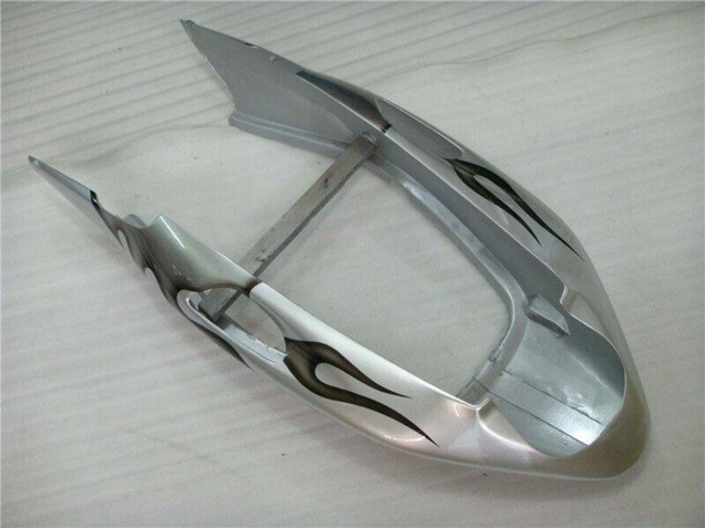 Silver Black Flame 1996-2007 Honda CBR1100XX Blackbird Motorcycle Fairing