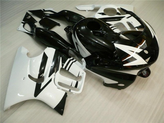 White Glossy Black 1995-1996 Honda CBR600 F3 Motorcycle Fairings