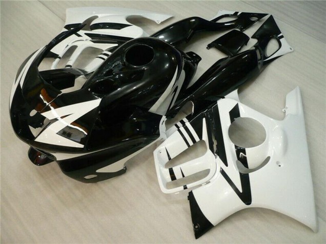 White Glossy Black 1995-1996 Honda CBR600 F3 Motorcycle Fairings