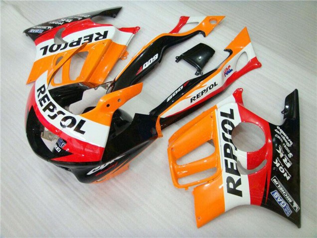 Orange White Red Glossy Black Repsol 1995-1996 Honda CBR600 F3 Motorcycle Fairing