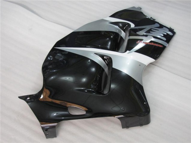 Silver Black 1996-2007 Suzuki GSXR 1300 Hayabusa Motorcycle Fairings