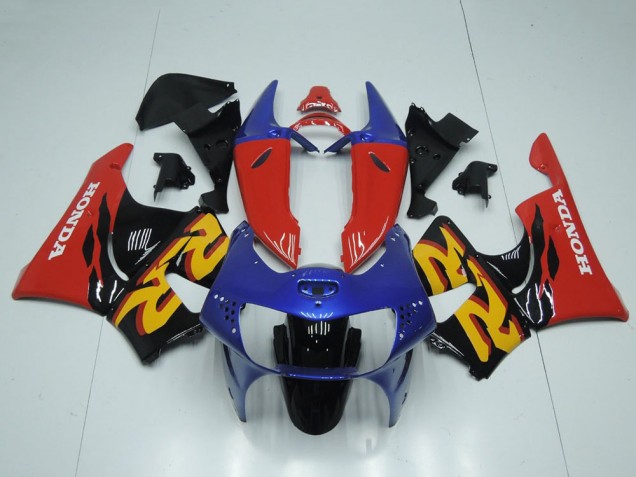 Red Blue Glossy Black 1998-1999 Honda CBR900RR 919 Motorcycle Fairing