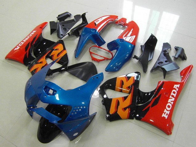 Red Blue Glossy Black 1998-1999 Honda CBR900RR 919 Motorcycle Fairings
