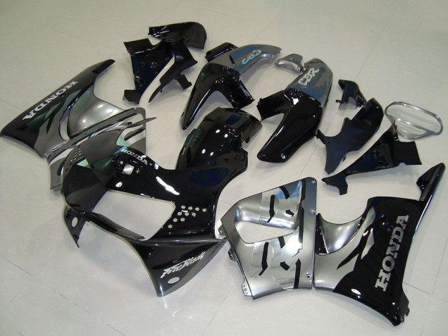 Silver Glossy Black 1998-1999 Honda CBR900RR 919 Motorcycle Fairings