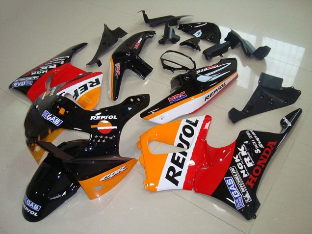 Orange White Red Glossy Black Repsol 1998-1999 Honda CBR900RR 919 Motorcycle Fairings