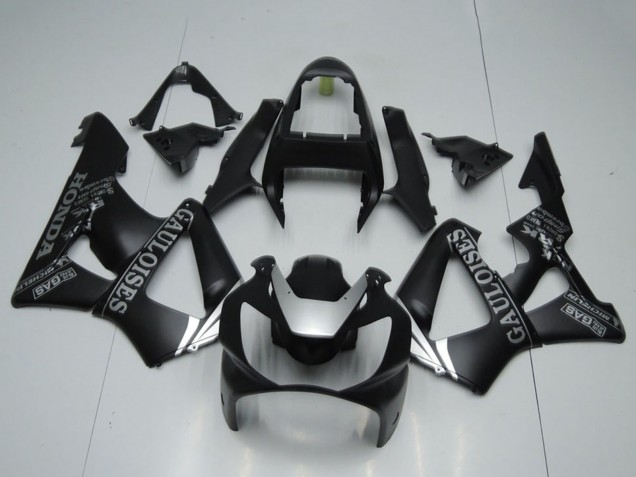 Matte Black Silver Cauloises 2000-2001 Honda CBR900RR 929 Motorcycle Fairings