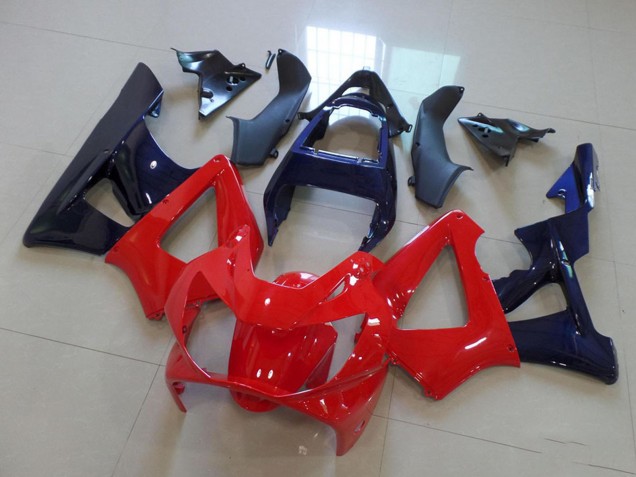 Red Dark Blue 2000-2001 Honda CBR900RR 929 Motorcycle Fairings