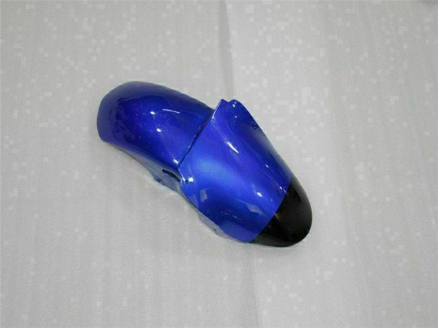 Blue Glossy Black Elf Bridgestone 2000-2002 Kawasaki ZX6R Motorcycle Fairings
