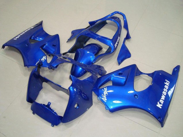 Blue 2000-2002 Kawasaki ZX6R Motorcycle Fairings