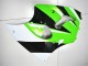 Green White Black 2000-2002 Kawasaki ZX6R Motorcycle Fairing Kits