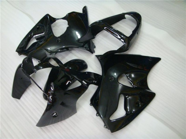 Glossy Black 2000-2002 Kawasaki ZX6R Motorcycle Fairings