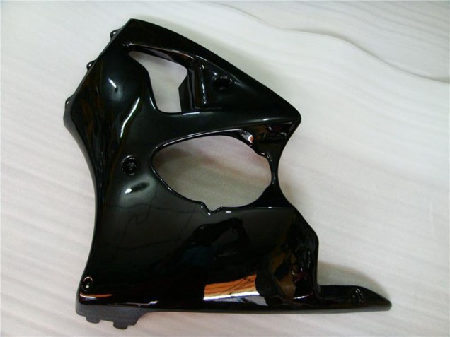 Glossy Black 2000-2002 Kawasaki ZX6R Motorcycle Fairings