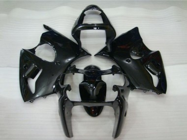Glossy Black 2000-2002 Kawasaki ZX6R Motorcycle Fairings