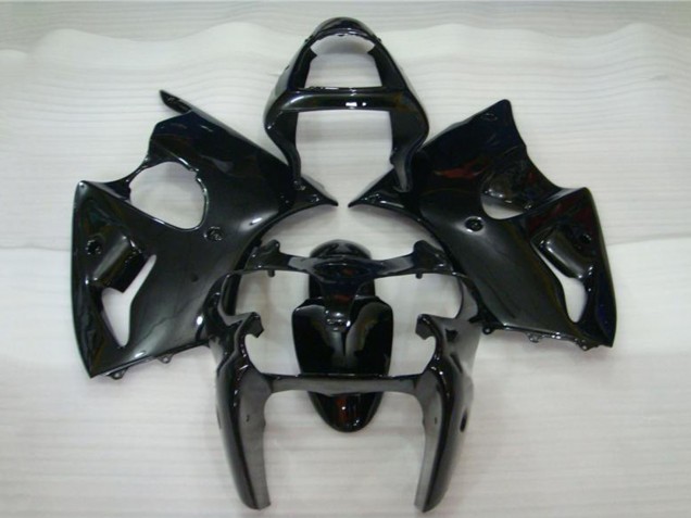 Glossy Black 2000-2002 Kawasaki ZX6R Motorcycle Fairings