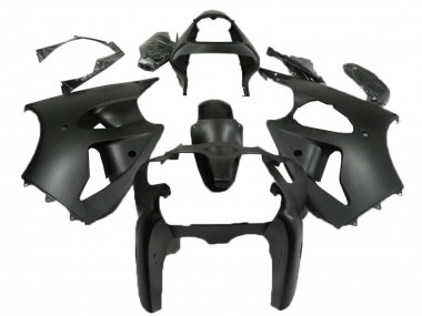 Matte Black 2000-2002 Kawasaki ZX6R Motorcycle Fairings