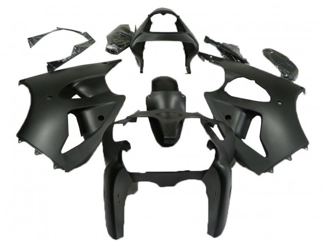 Matte Black 2000-2002 Kawasaki ZX6R Motorcycle Fairings