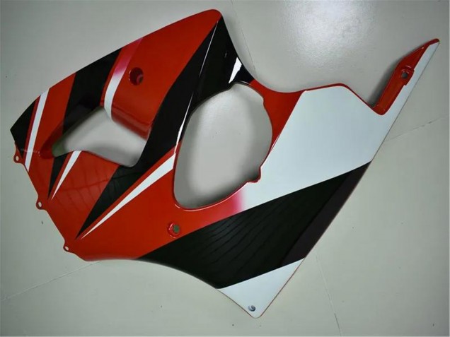 White Red Glossy Black 2000-2002 Kawasaki ZX6R Motorcycle Fairings