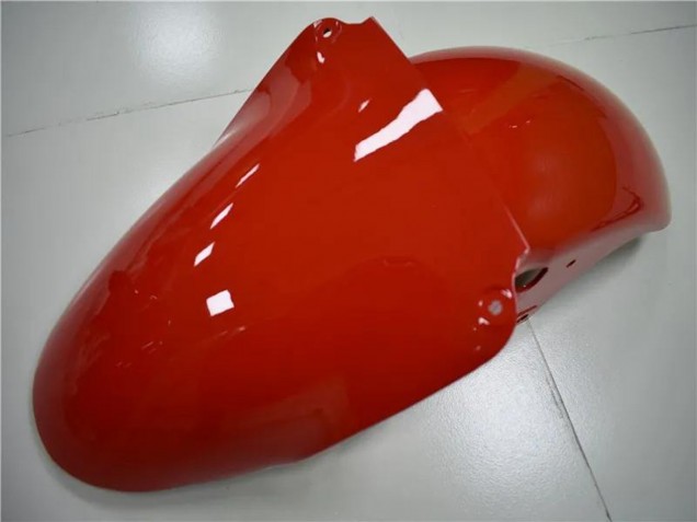 White Red Glossy Black 2000-2002 Kawasaki ZX6R Motorcycle Fairings
