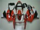 White Red Glossy Black 2000-2002 Kawasaki ZX6R Motorcycle Fairings