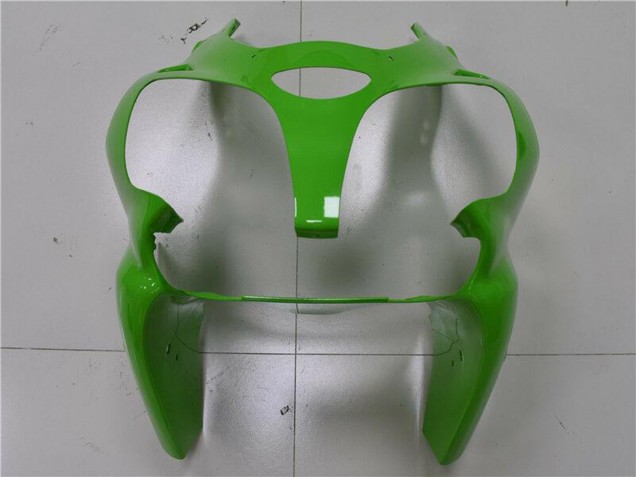 Green Black 2000-2002 Kawasaki ZX6R Motorcycle Fairings