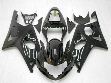 Glossy Black 2000-2002 Suzuki GSXR 1000 Motorcycle Fairings