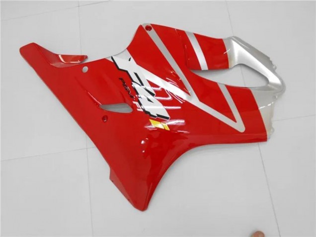 Silver Red 2001-2003 Honda CBR600 F4i Motorcycle Fairings Kits