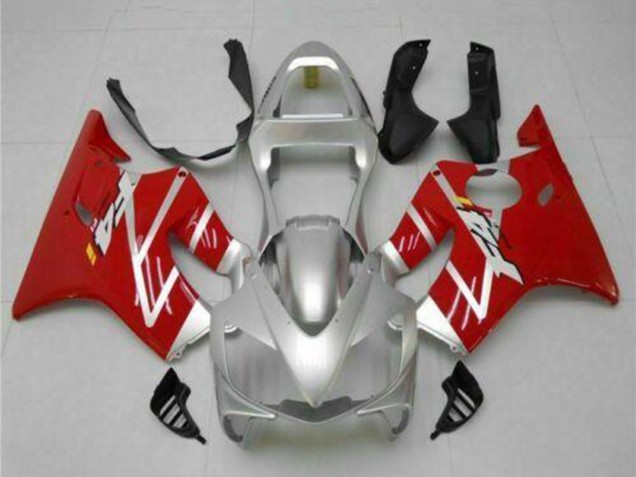 Silver Red 2001-2003 Honda CBR600 F4i Motorcycle Fairings Kits