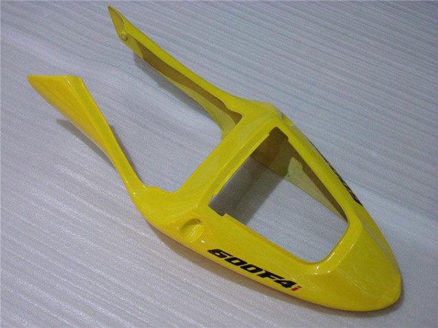 Yellow Glossy Black 2001-2003 Honda CBR600 F4i Motorcycle Fairing