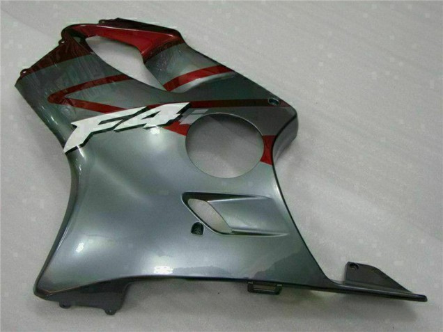 Silver Red 2001-2003 Honda CBR600 F4i Motorcycle Fairing Kits