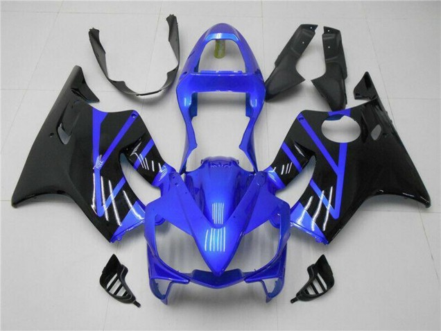 Blue Glossy Black 2001-2003 Honda CBR600 F4i Motorcycle Fairing