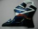 White Blue Black Stripe 2001-2003 Honda CBR600 F4i Motorcycle Fairings