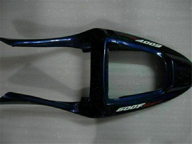 White Blue Black Stripe 2001-2003 Honda CBR600 F4i Motorcycle Fairings