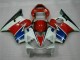 White Red Blue Black 2001-2003 Honda CBR600 F4i Motorcycle Fairing