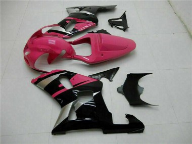 Pink Silver Glossy Black 2001-2003 Suzuki GSXR 600/750 Motorcycle Fairings