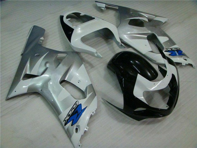 Yellow Glossy Black 2001-2003 Suzuki GSXR 600/750 Motorcycle Fairings