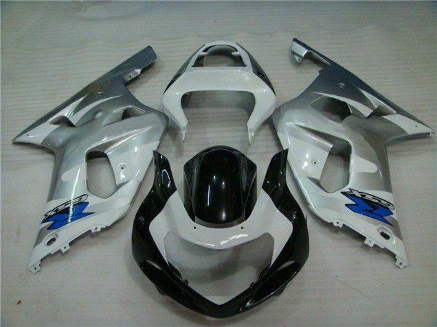 Yellow Glossy Black 2001-2003 Suzuki GSXR 600/750 Motorcycle Fairings