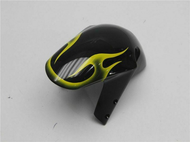 Glossy Black Yellow Flame 2001-2003 Suzuki GSXR 600/750 Motorcycle Fairings