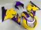 Yellow Purple 2001-2003 Suzuki GSXR 600/750 Motorcycle Fairings