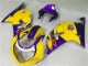 Yellow Purple 2001-2003 Suzuki GSXR 600/750 Motorcycle Fairings