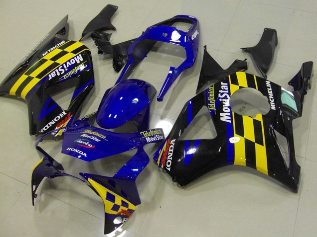 Blue MoviStar 2002-2003 Honda CBR900RR 954 Motorcycle Fairings