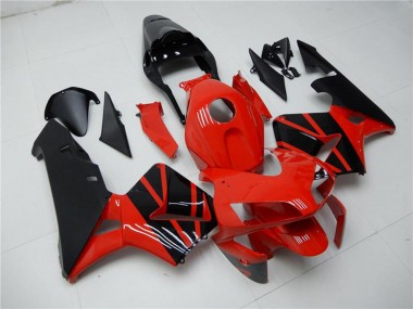 Red Glossy Black OEM Style 2003-2004 Honda CBR600RR Motorcycle Fairings