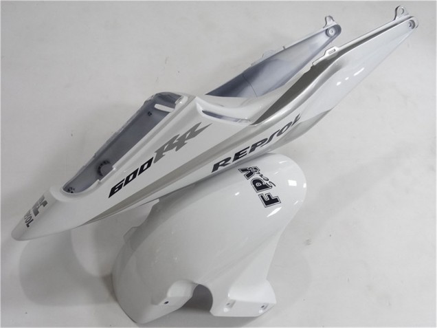 White Silver Black Repsol 2003-2004 Honda CBR600RR Motorcycle Fairing