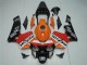 Orange White Red Glossy Black Repsol 2003-2004 Honda CBR600RR Motorcycle Fairing Kits