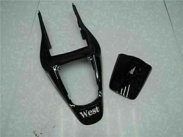Glossy Black White West Mobil 2003-2004 Honda CBR600RR Motorcycle Fairings