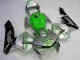 Silver Green Glossy Black 2003-2004 Honda CBR600RR Motorcycle Fairing