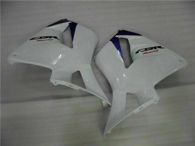 White Red Blue 2003-2004 Honda CBR600RR Motorcycle Fairing