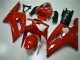 Red 2003-2004 Kawasaki ZX6R Motorcycle Fairing Kits