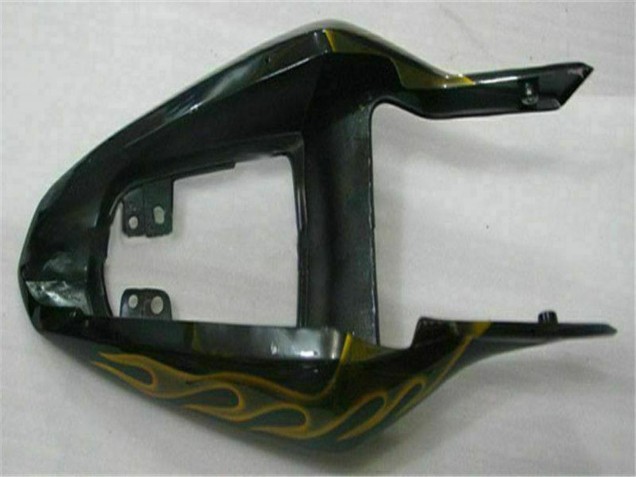 Glossy Black Gold Flame 2003-2004 Suzuki GSXR 1000 Motorcycle Fairings